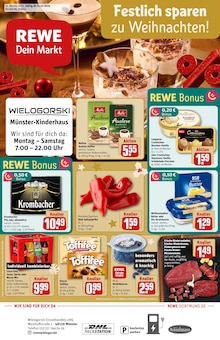 Aktueller REWE Prospekt "Dein Markt" für Münster Aktueller REWE Prospekt für Münster mit Seiten