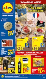 Catalogue Lidl à Lantriac, avec 68 pages Prospectus Lidl à Lantriac, "Au coeur de nos régions !", 68 pages, 09/07/2026 - 15/07/2026