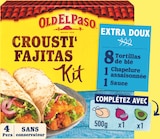 Kit Crousti'Fajitas Extra Doux - Old El Paso dans le catalogue Intermarché Contact