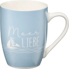 Kaffeebecher "Meerliebe", blau Angebote von BOLTZE bei dm-drogerie markt Stendal für 4,95 €