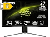 MAG 27C6PFDE 27 Zoll Full-HD Curved Gaming Monitor 0,5 ms Reaktionszeit 180 Hz von MSI im aktuellen MediaMarkt Saturn Prospekt für 119,00 €