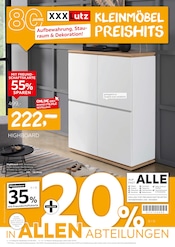 Aktueller XXXLutz Möbelhäuser Prospekt mit Kommode, "KLEINMÖBEL PREISHITS", Seite 1