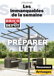 Catalogue Brico Dépôt "Les immanquables de la semaine", 1 page, 02/06/2023 - 08/06/2023 Prospectus Brico Dépôt "Les immanquables de la semaine", 1 page, 02/06/2023 - 08/06/2023