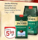 Aktuelle Jacobs Angebote bei GLOBUS in Salzgitter Aktuelles Krönung Gemahlen Angebot bei GLOBUS in Salzgitter ab 5,99 €