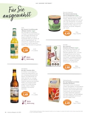 Bier im Alnatura Prospekt in Ulm Aktueller Alnatura Prospekt mit Bier, "Alnatura Magazin", Seite 44