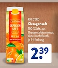 Orangensaft von RIO D’ORO im aktuellen ALDI SÜD Prospekt für 2,39 €