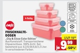 Frischhaltedosen Clip & Close Color Edition Angebote von Emsa bei Marktkauf Konstanz für 9,99 €