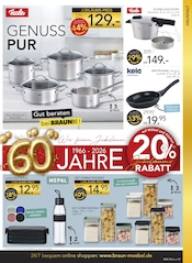 Haushaltsartikel im BRAUN Möbel-Center Prospekt in Pirmasens Aktueller BRAUN Möbel-Center Prospekt mit Haushaltsartikel, "60 JAHRE BRAUN MÖBEL CENTER", Seite 19