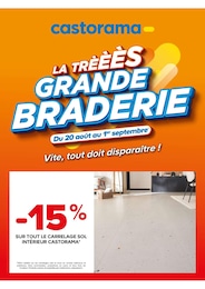 Prospectus Castorama à Saint-Nazaire, "LA TRÈÈÈS GRANDE BRADERIE", 1 page, 20/08/2025 - 01/09/2025