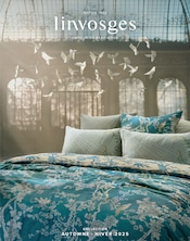 Catalogue Meubles & Décorations Linvosges en cours à Roncq et alentours, "L'AMOUR DU BEAU LINGE", 107 pages, 10/06/2025 - 01/02/2026