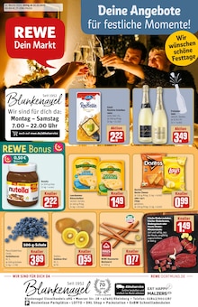 REWE Prospekt Dein Markt mit  Seiten in Rheinberg und Umgebung