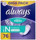 Discreet Big Pack oder Daily Fresh Giga Pack von ALWAYS im aktuellen Penny Prospekt