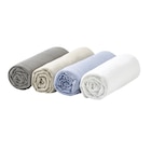 Linge de lit "Jersey polycoton" dans le catalogue Carrefour