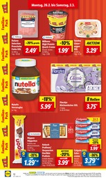 Nutella Angebot im aktuellen Lidl Prospekt auf Seite 14