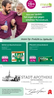 Aktueller mea - meine apotheke Prospekt "Unsere September-Angebote" Seite 1 von 4 Seiten für Münchberg