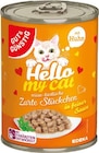 Hello my cat Zarte Stückchen mit Huhn im Angebot bei EDEKA in Kamen Hello my cat Zarte Stückchen mit Huhn Angebote von Gut & Günstig bei EDEKA Kamen für 0,55 €