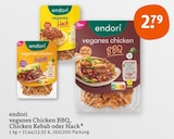 Veganes Chicken BBQ, Chicken kebab oder Hack von endori im aktuellen tegut Prospekt für 2,79 €