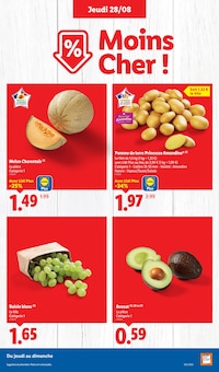 Promotion Oignon dans le prospectus Lidl, valable du 28/08/2025 au 03/09/2025 Promo Oignon dans le catalogue Lidl du moment à la page 3