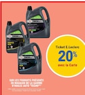 20% avec la carte Ticket E.Leclerc sur les produits présents en magasin de la gamme d'huiles auto "TECH9" - TECH9 en promo chez E.Leclerc Nancy