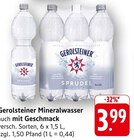 Mineralwasser im Angebot bei EDEKA in Villingen-Schwenningen Mineralwasser Angebote von Gerolsteiner bei EDEKA Villingen-Schwenningen für 3,99 €
