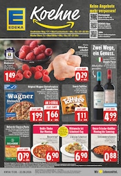 Hähnchen im EDEKA Prospekt in Marl Aktueller EDEKA Prospekt mit Hähnchen, "Aktuelle Angebote", Seite 1