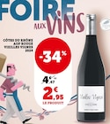 Promo Côtes du Rhône AOP rouge Vieilles Vignes 2024 à 2,95 € dans le catalogue Bi1 à Arbois
