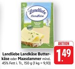 EDEKA - Landkäse Butterkäse Angebot im Prospekt Landkäse Butterkäse bei EDEKA im Prospekt "" für 1,49 €
