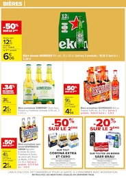 Prix et réduction Desperados dans le prospectus Carrefour en cours Offre Desperados dans le catalogue Carrefour du moment à la page 15