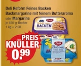 Feines Backen Backmargarine mit feinem Butteraroma von Deli Reform im aktuellen V-Markt Prospekt für 0,99 €