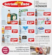 Aktueller Getränke Oase Prospekt mit Tafelwasser, "Aktuelle Angebote", Seite 1