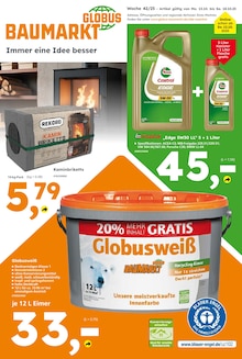 Aktueller Globus-Baumarkt Prospekt "Immer eine Idee besser" Seite 1 von 13 Seiten für Saarlouis