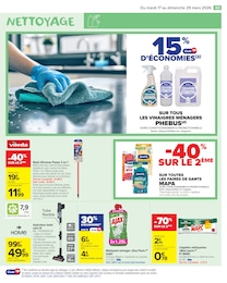 Offre Aspirateur dans le catalogue Carrefour Market du moment à la page 45