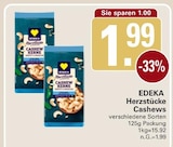 Herzstücke Cashews im WEZ Prospekt zum Preis von 1,99 €