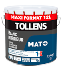 Peinture murs et plafonds monocouche blanche mat+ 12 l en promo chez Brico Dépôt Vallauris à 84,90 €