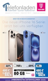 Telefonladen Duderstadt Prospekt: "BEREIT FÜR DIE NÄCHSTE GENERATION? Die neue iPhone 16 Serie: Jetzt bei uns verfügbar.", 8 Seiten, 01.10.2024 - 31.10.2024