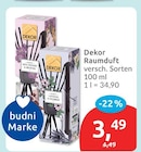 Raumduft von Dekor für 3,49 € bei budni im Angebot Raumduft von Dekor im aktuellen budni Prospekt