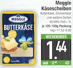 Käsescheiben im EDEKA Prospekt Käsescheiben von Meggle im aktuellen EDEKA Prospekt für 1,44 €