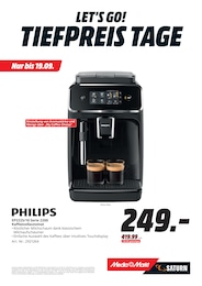 MediaMarkt Saturn Kaffeevollautomat im Prospekt MediaMarkt Saturn Kaffeevollautomat im Prospekt