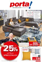 porta Möbel Prospekt "25% auf Ihren Möbeleinkauf", 24 Seiten, für Dormagen, 08.01.2020 - 21.01.2020 porta Möbel Prospekt "25% auf Ihren Möbeleinkauf", 24 Seiten, für Dormagen, 08.01.2020 - 21.01.2020