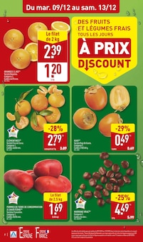 Catalogue Aldi de la semaine 50, "DE BONNES FÊTES À PRIX DISCOUNT.", page 2, 09/12/2025 - 15/12/2025 Prospectus Aldi en cours, "DE BONNES FÊTES À PRIX DISCOUNT.", page 2 sur 46