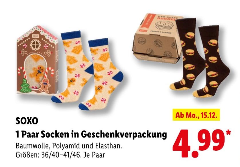 1 Paar Socken in Geschenkverpackung