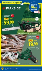 Tronçonneuse Angebote im Prospekt "Offres Flash !" von Lidl Tronçonneuse Angebote im Prospekt "Offres Flash !" von Lidl auf Seite 72