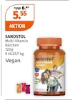 Multi-Vitamin Bärchen im Angebot bei Müller in Ulm Multi-Vitamin Bärchen Angebote von SANOSTOL bei Müller Ulm für 5,55 €