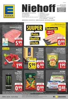 EDEKA Prospekt der KW 40 "Aktuelle Angebote" Aktueller EDEKA Prospekt "Aktuelle Angebote" Seite 1 von 26 Seiten