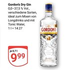 Dry Gin Angebote von Gordon's bei GLOBUS Bruchsal für 9,99 €