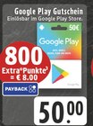 E center Korschenbroich - Google Play Gutschein Angebot im Prospekt Google Play Gutschein bei E center im Korschenbroich Prospekt für 50,00 €