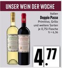 Primitivo, Grillo und weitere Sorten von Doppio Passo im aktuellen E xpress Prospekt für 4,77 €