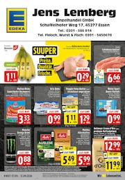 EDEKA Prospekt für Essen mit 24 Seiten EDEKA Prospekt für Essen: "Aktuelle Angebote", 24 Seiten, 07.09.2026 - 12.09.2026