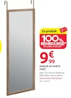 Mr.Bricolage Villefranche-de-Rouergue - Promo Miroir de porte effet bois Promo Miroir de porte effet bois à 9,99 € dans le catalogue Mr.Bricolage à Villefranche-de-Rouergue