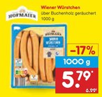 Wiener Würstchen im Angebot bei Netto Marken-Discount in Salzgitter Wiener Würstchen Angebote von Hofmaier bei Netto Marken-Discount Salzgitter für 5,79 €